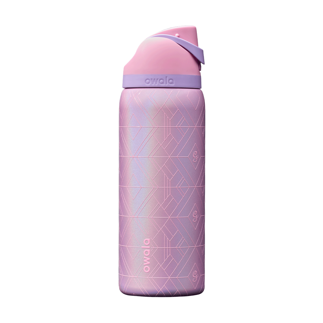 Owala FreeSip 32oz - Glinda x Wicked | Botella de acero inoxidable (Edición Limitada)