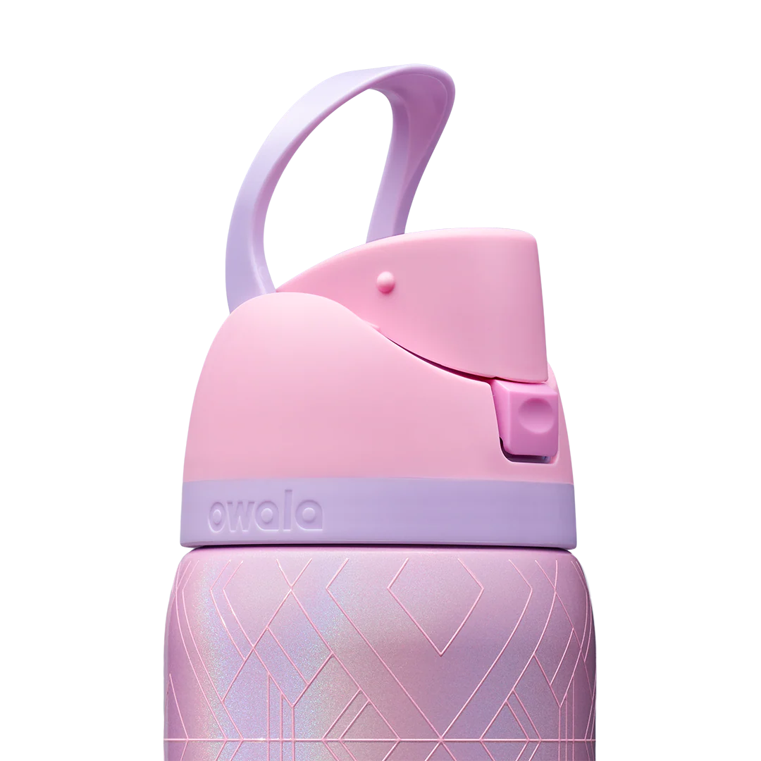 Owala FreeSip 32oz - Glinda x Wicked | Botella de acero inoxidable (Edición Limitada)