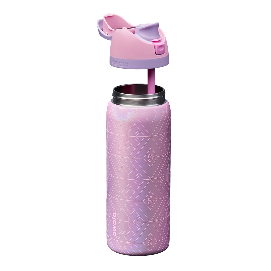 Owala FreeSip 32oz - Glinda x Wicked | Botella de acero inoxidable (Edición Limitada)